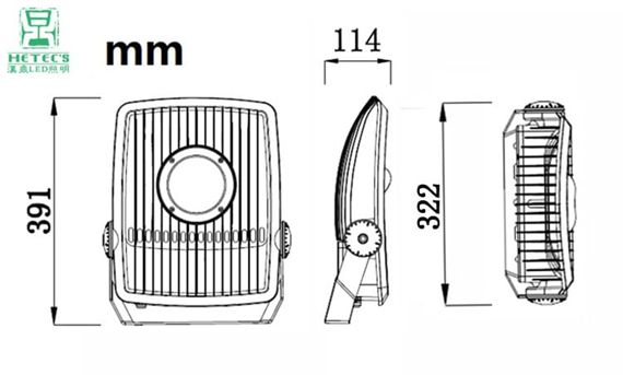 LED高杆灯尺寸 LED高杆灯尺寸